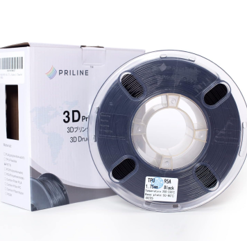 PRILINE TPU-1KG 1.75 3D Printer Filament, 1kg Spool, 1.75 mm, Black 7